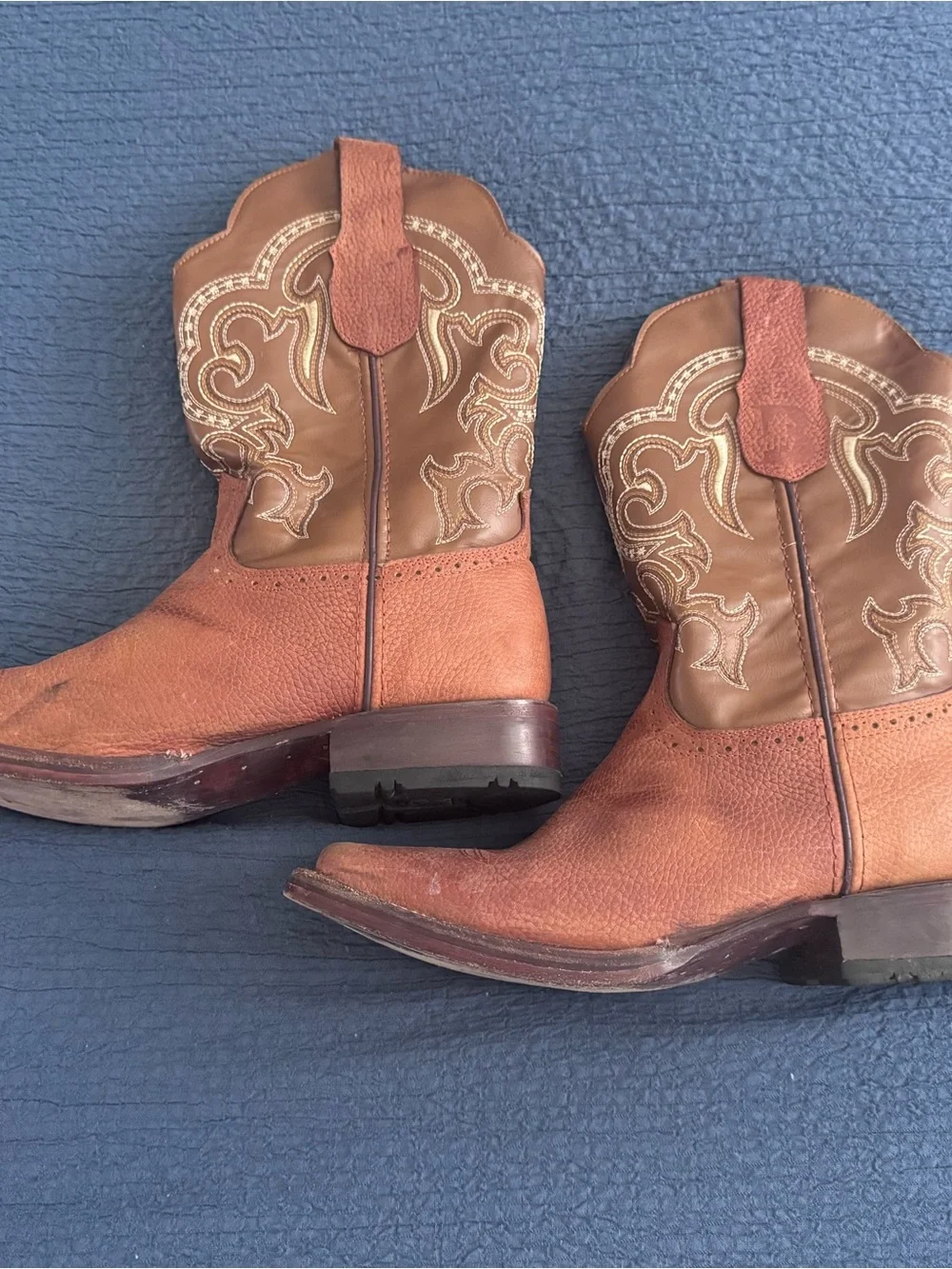 Western Mens Leather Cowboy Boots Selling FASTT💨